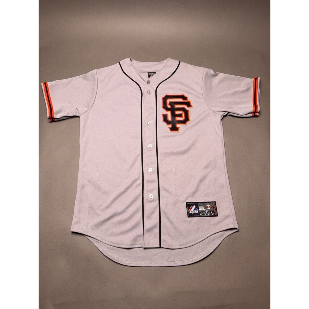 Majestic San Francisco Giants #28 Authentic  Baseball Jersey Posey M